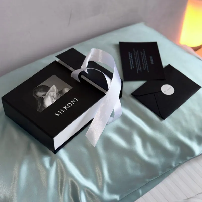 Шовкова наволочка Блакитна - фото 5