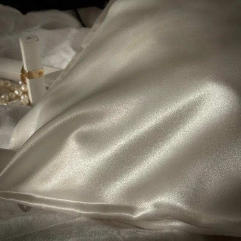 Шовкова наволочка Айворі - фото 5