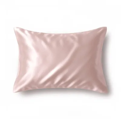Шовкова наволочка Рожева