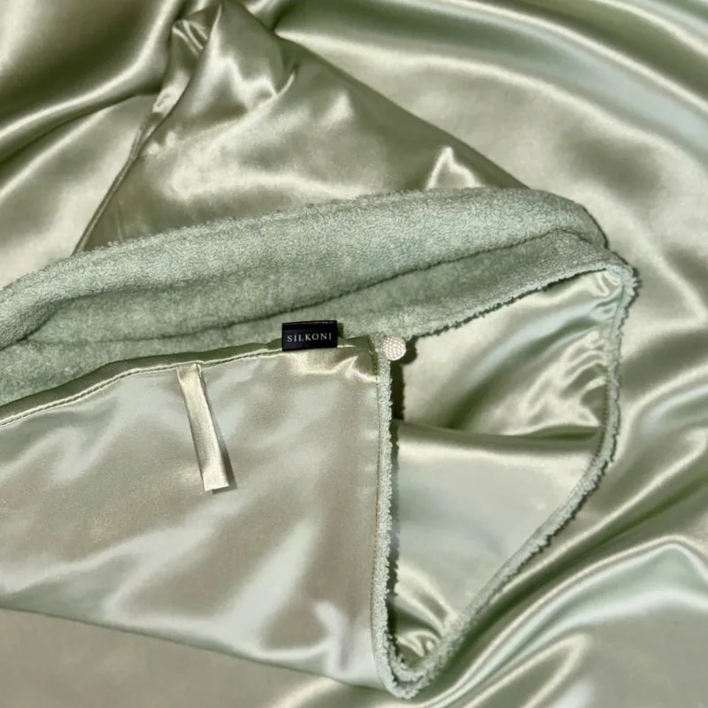 Шовковий тюрбан Трав'яний - фото 3